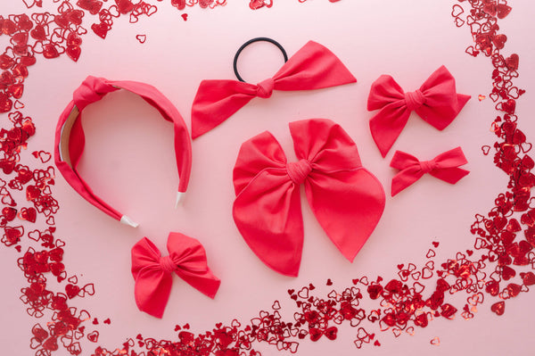 Valentine | Party Bow - Lulu Bella Boutique