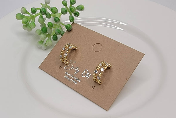 Double Diamond Hoops