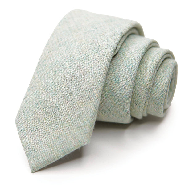 Sea Foam Men's Tie: Mens Big & Tall - 3" wide x 62" long - Lulu Bella Boutique