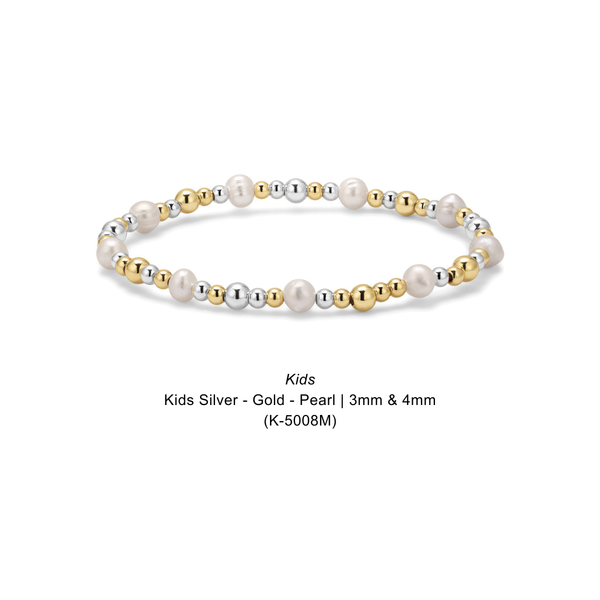 Kids Fashion Fortunes | Sweet Little Shimmers & Shines: Kids Gold | Round 4mm (K-3020G) - Lulu Bella Boutique