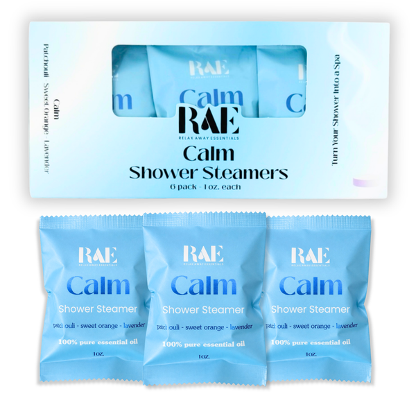 Calm Shower Steamers 6 Pack - Made in USA - Aromatherapy
