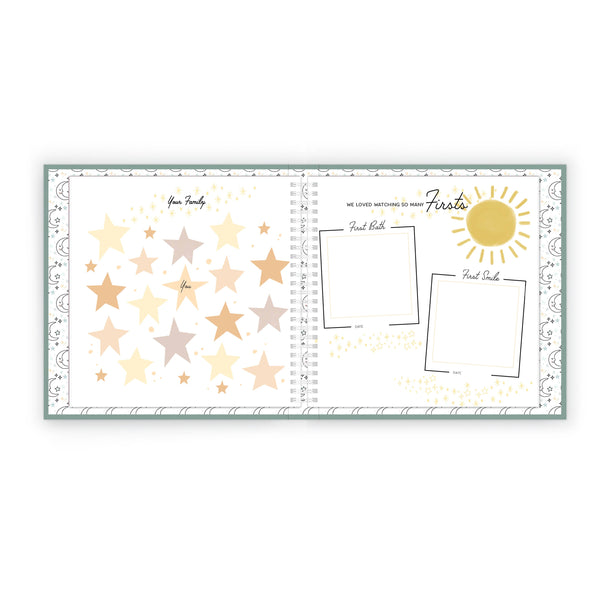 Celestial Skies Luxury Baby Memory Book - Lulu Bella Boutique