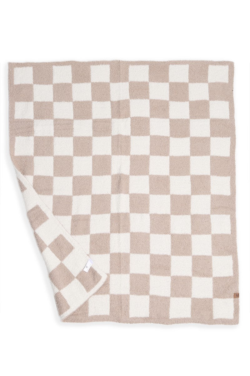 Ultra Soft Checkered Baby Blanket