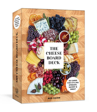 The Cheese Board Deck 50 Cards for Styling Spreads, Savory and Sweet