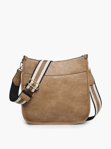 Chloe Crossbody in Taupe - Lulu Bella Boutique