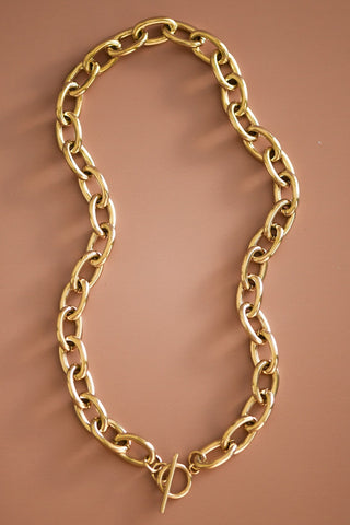 Chunky Oval Chain Necklace