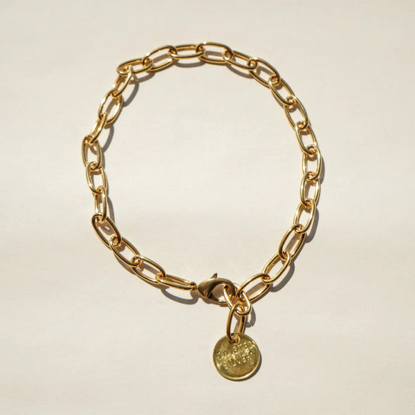 Classic Necklace in Brass