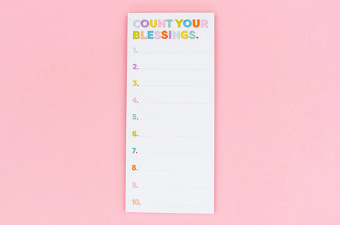 Blessings List Pad