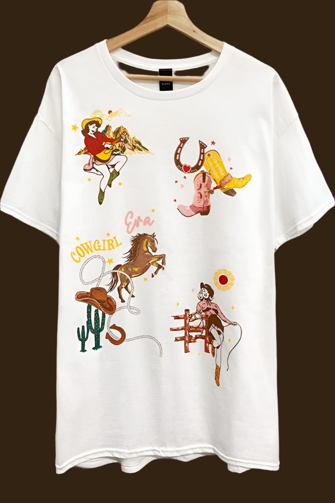 Cowgirl Era Tee - Lulu Bella Boutique