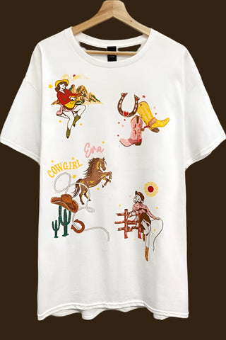 Cowgirl Era Tee - Lulu Bella Boutique
