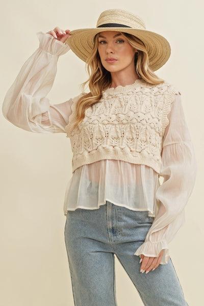 Crochet Layered Top