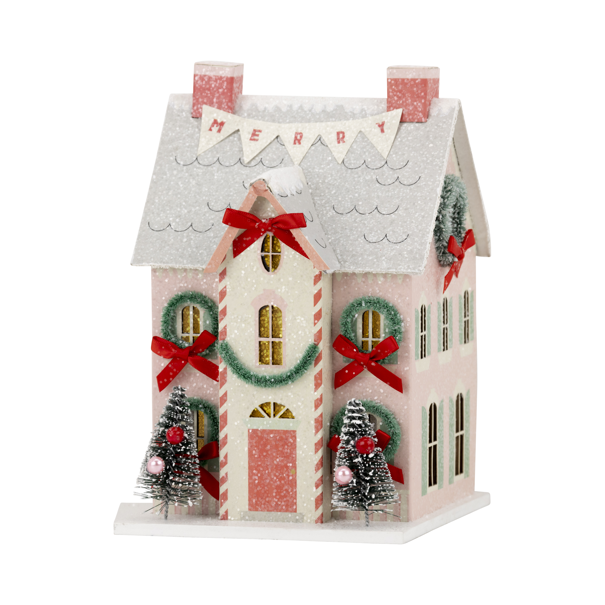 VIL1154 - Christmas Village Merry House - Lulu Bella Boutique