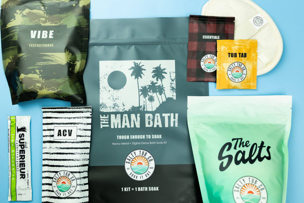 The Man Bath Detox Bath Kit