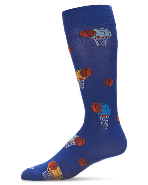 Basketball Bamboo Men's Crew: Surf the Web / 10 13