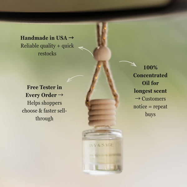 Cactus Flower Car Diffuser – Fresh & Floral: Packaged - Lulu Bella Boutique