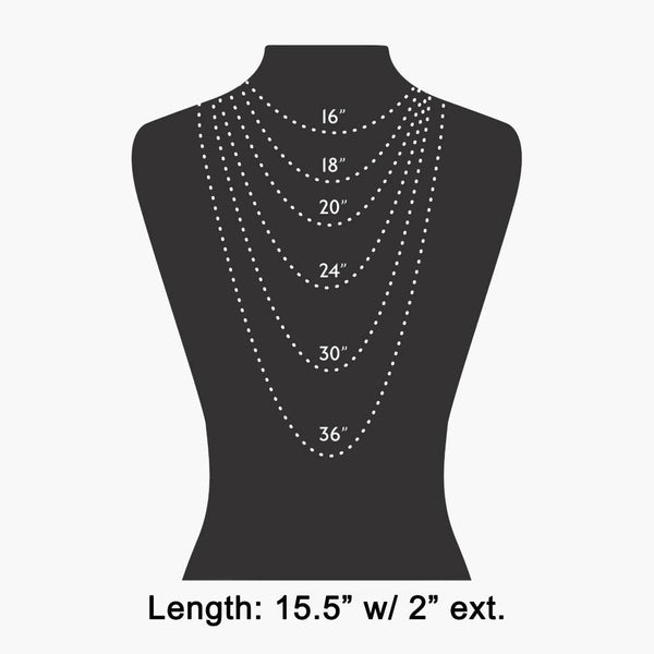 Cz Charm Y Chain Necklace: G - Lulu Bella Boutique