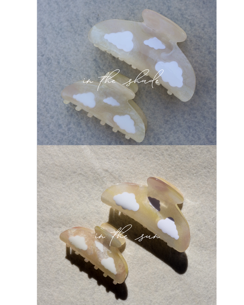 COLOR CHANGING CLAWS: ORANGE DREAMSICLE PETAL ARCH / LARGE - Lulu Bella Boutique