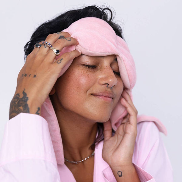 Blush Weighted Sleep Mask - Eye Mask - Lulu Bella Boutique