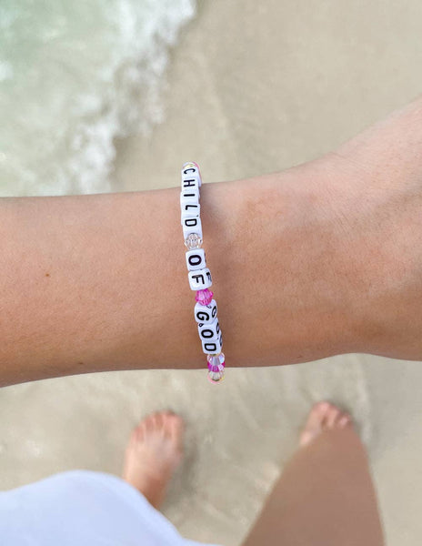 Child of God Letter Bracelet: Small