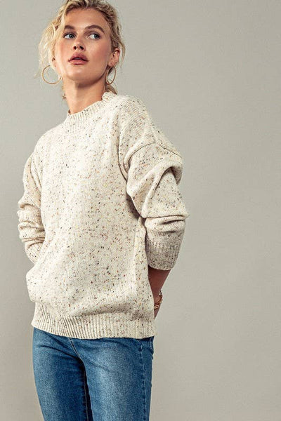 Sustainable Speckle Knit Sweater