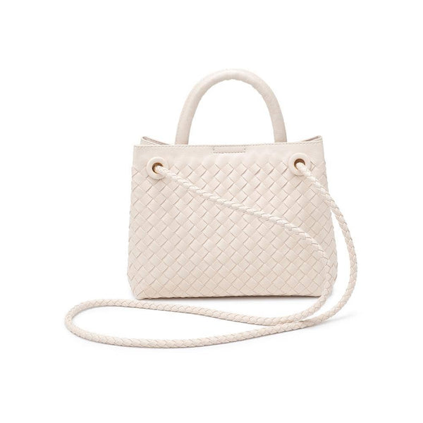 Blakely Woven Crossbody: Ivory - Lulu Bella Boutique