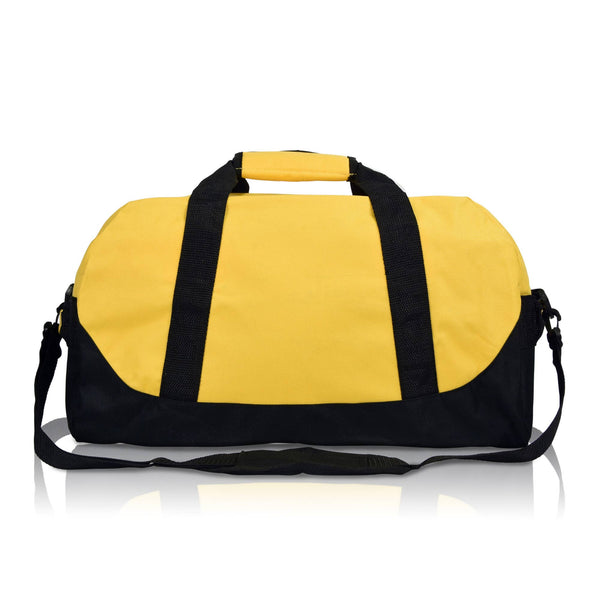 DALIX 18" Two Tone Duffle Bag: Pink - Lulu Bella Boutique