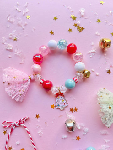 Starlette Collection – Sugarplum Tree Beaded Charm Bracelet  - Lulu Bella Boutique