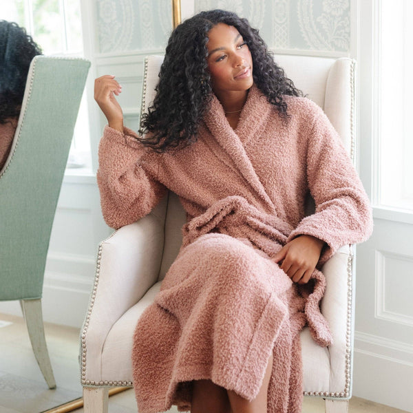 COZY BAMBONI® ROBES: Gray / Large/XL - Lulu Bella Boutique