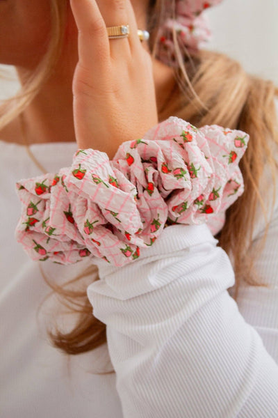 Strawberry Fields Scrunchie