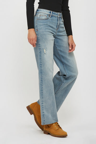 Vintage Stretch Clean Cut Hem Dad Jean