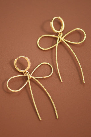 Dangle Bow Earrings