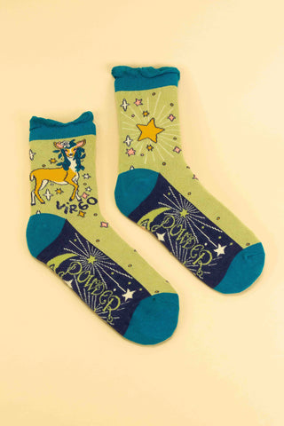 Zodiac Socks: Virgo - Lulu Bella Boutique