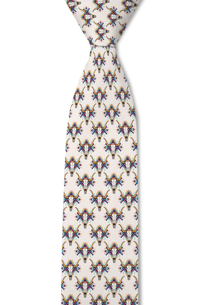 Longhorn - Southwest Longhorn Tie: 2.5" Slim/Skinny Tie