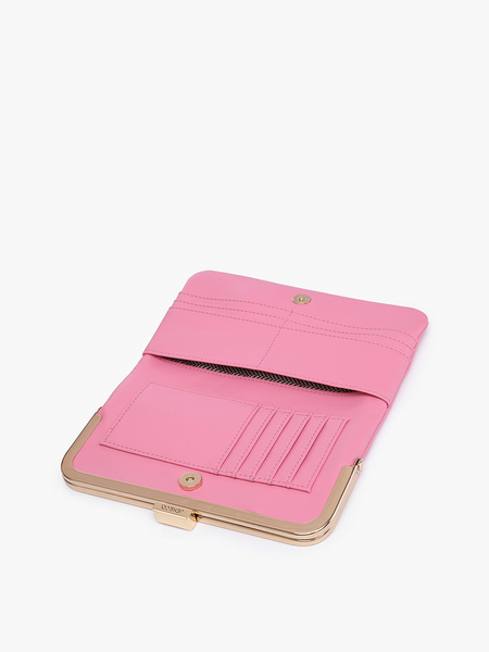 WL2339 Sue Wallet Pouch Crossbody: Cool Pink