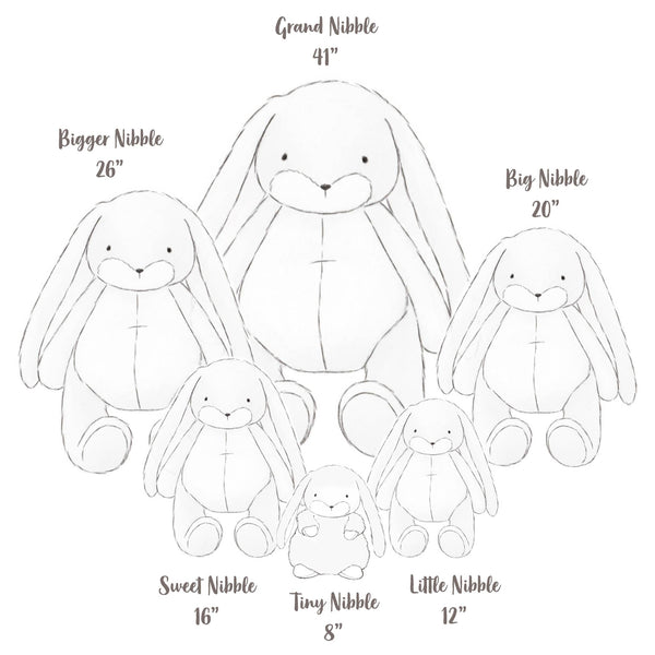 Big Nibble 20" Bunny - Lilac Marble - Lulu Bella Boutique