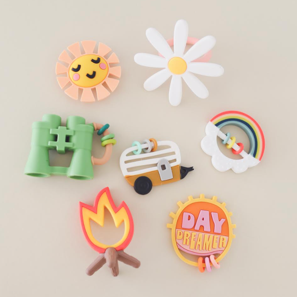 Little Camper Campfire Baby Teether