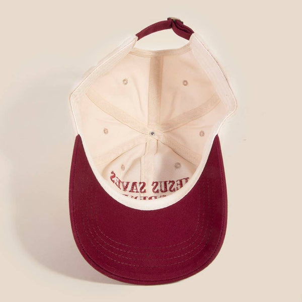 Jesus Saves I Spend Trucker Hat: KA - Lulu Bella Boutique