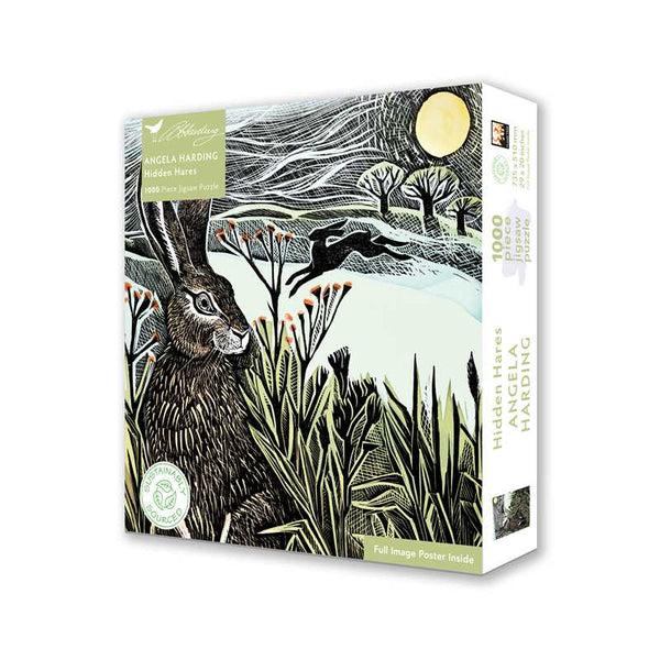 Adult Sustainable Jigsaw Puzzle Angela Harding: Hidden Hares by: Jigsaw; 1 pages / English