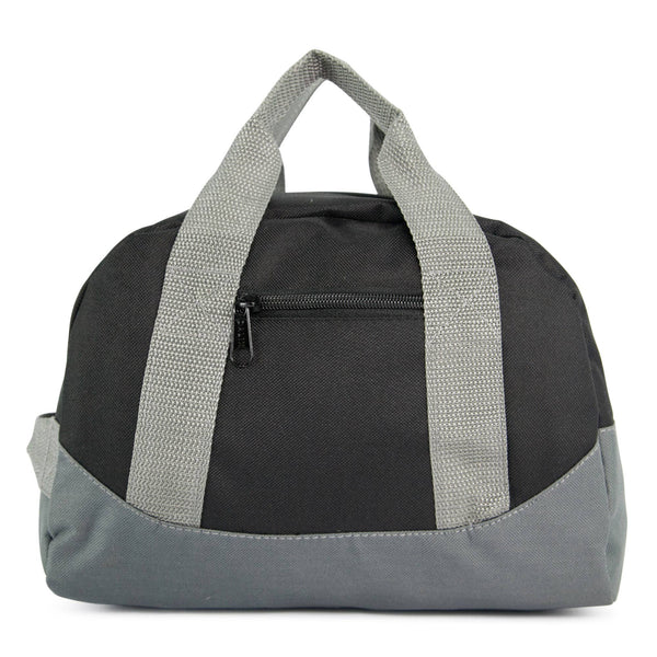 12" Mini Two Tone Duffle Bag: Royal Blue - Lulu Bella Boutique