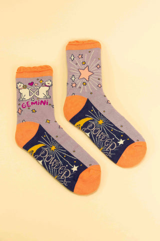 Zodiac Socks: Gemini - Lulu Bella Boutique