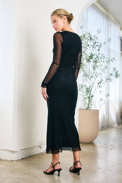 Night Out Mesh Dress - Lulu Bella Boutique
