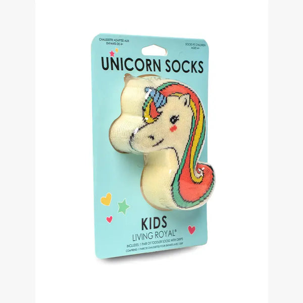 3D Packaged Crew Socks - Kids - Unicorn - "Stay Magical"