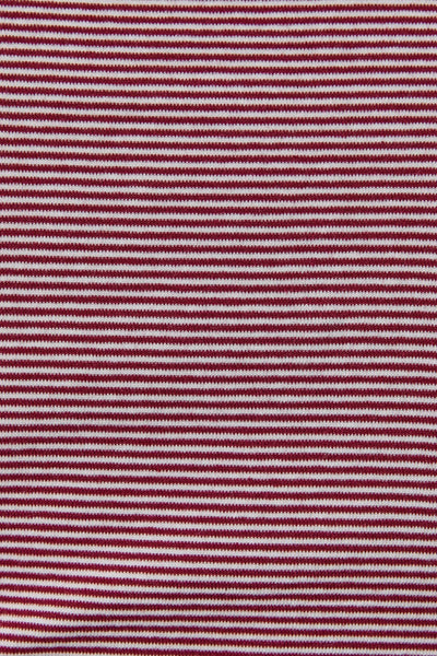 ROUND NECK SHORT SLEEVE STRIPE TOP: BURGUNDY STRIPE / XS - Lulu Bella Boutique