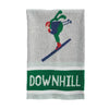 Downhill Ski Knit Towel