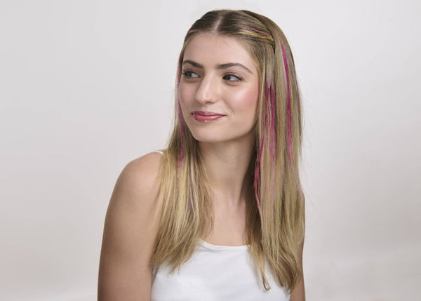 Glitter Shade Stix Temporary Hair Glitter: Pink - Lulu Bella Boutique