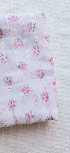Fable Bow on Clip • Rosetta Floral - Lulu Bella Boutique