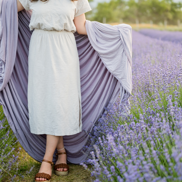 Lavender Haze Swaddle Blanket, Cooling, Like a Hug: Adult