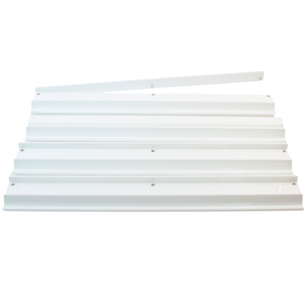 MAHJONG RACKS | Premium Acrylic | 4 Racks + 4 Pushers: Solid Macaron Blue