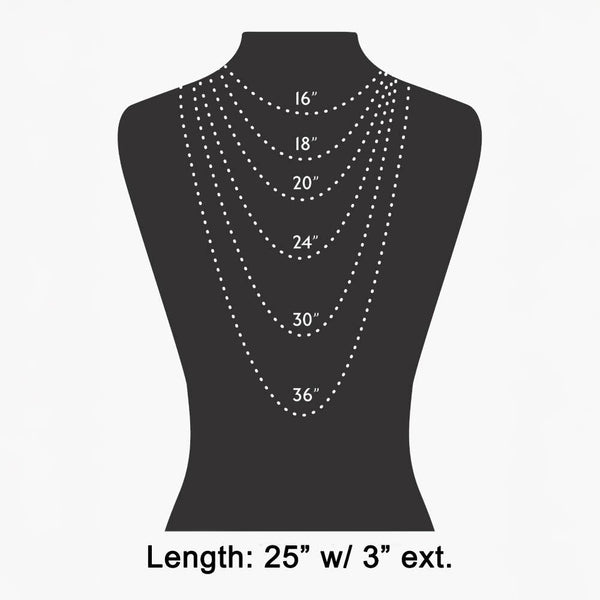 Mixed Metallic Disc And Oval Chain Long Necklace: G - Lulu Bella Boutique