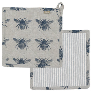 Bee Trivet Prussian Blue - Lulu Bella Boutique